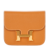 Hermes Constance Slim Wallet, £1,900, Accessories, Brown, Leather, Front view